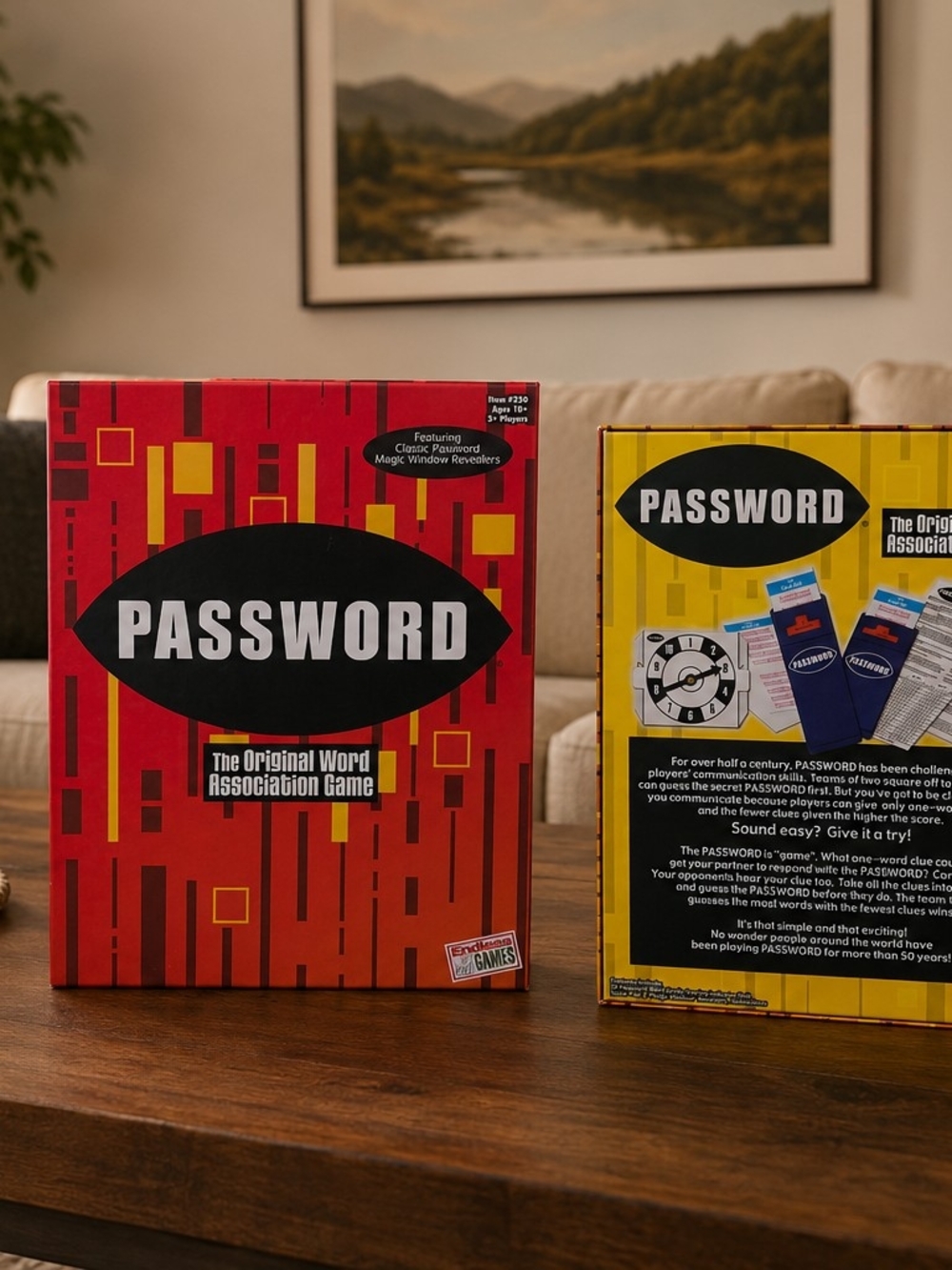 PASSWORD Board Game - Red Box